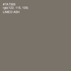 #7A7369 - Limed Ash Color Image